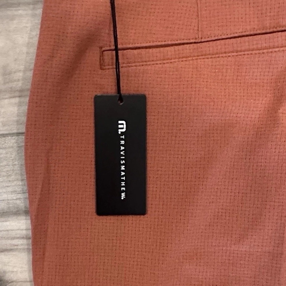 Travis Mathew Men's Step Dance 9" Short, Maple, 34, New - Picture 6 of 10